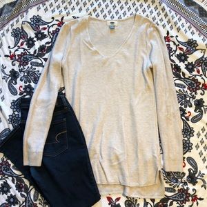 Old navy, off white, long sleeve shirt